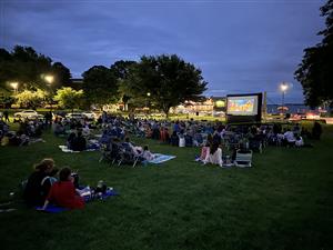 Movie Night on Town Hall Lawn